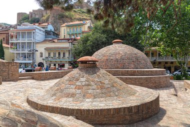 Abanotubani 'nin tarihi bölgesinde hamam kompleksi.