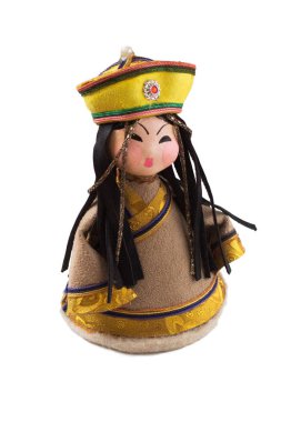 Buryat-Moğol kızı, hatıra bebeği.