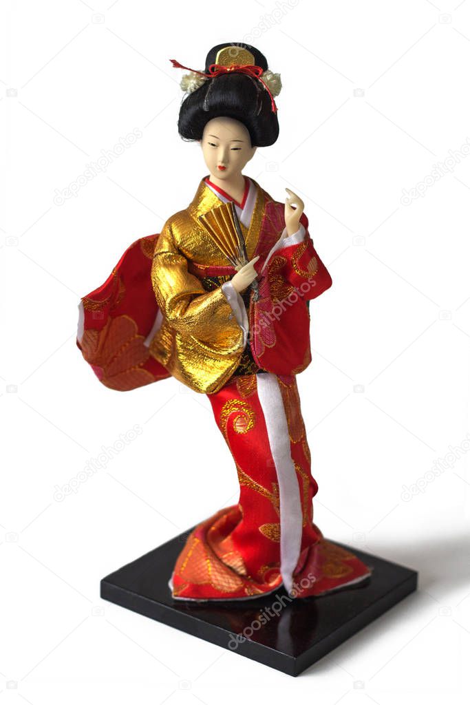 Souvenir statue of geisha