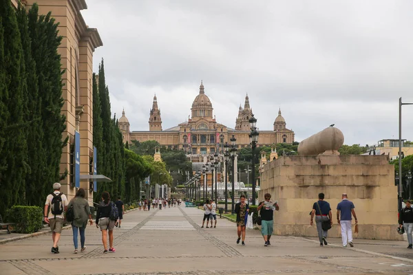 Mount Montjuic. Barcelona — Stock fotografie