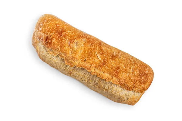 Ovanifrån av en fransk minibaguette — Stockfoto