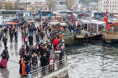 Eminonu ilçesi - İstanbul 'da kalabalık bir yer
