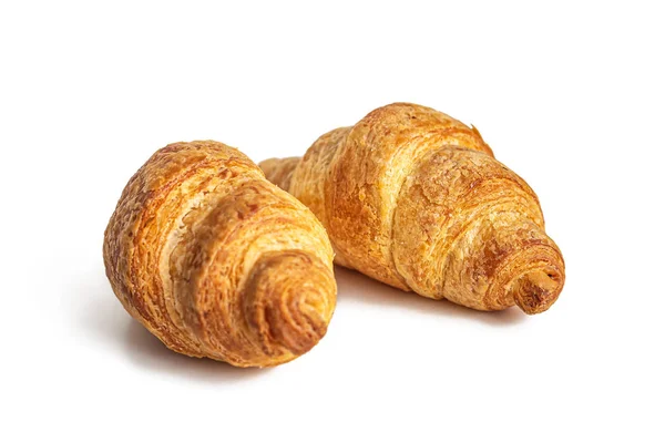 Mini croissants made of puff pastry with a Golden crust — Stock Photo, Image