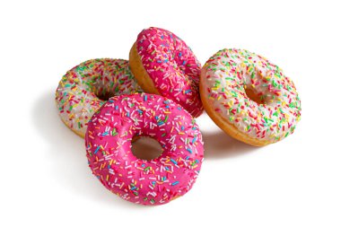 Pembe ve Vanilyalı Donutlar