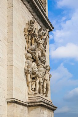 Sculpture group of the arc de Triomphe 'La Marseillaise', in Paris