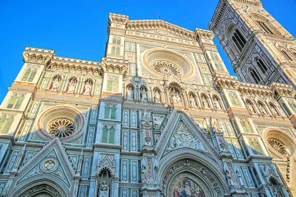 Florença Itália 2018 Fachada Catedral Santa Maria Del Fiore Templo — Fotografia de Stock