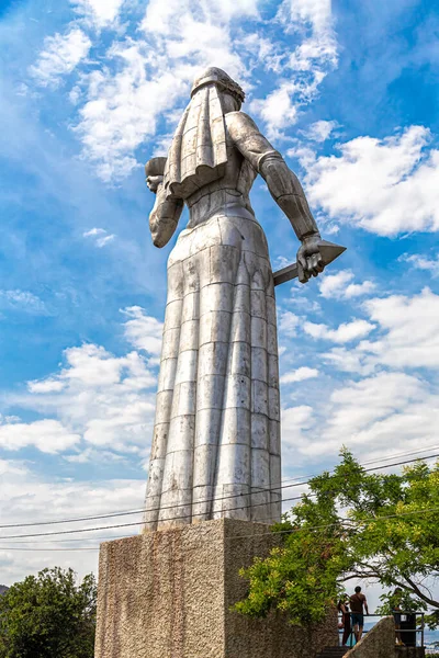 Tbilisi Georgia 2019 Symbol Gruzínského Hlavního Města Památník Matky Gruzie — Stock fotografie