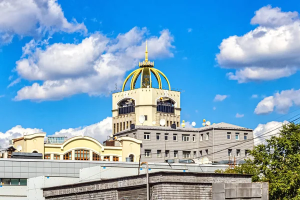 Moscú Rusia 2018 Torre Corte Suprema Federación Rusia Calle Povarskaya — Foto de Stock