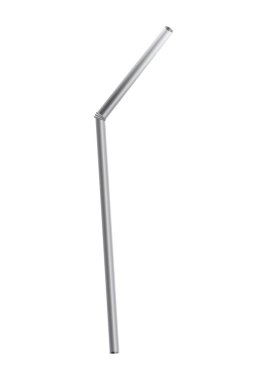 Gerçekçi yeniden kullanılabilir çelik metal tüp vektör grafik çizimi