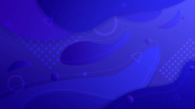 Soyut parlak mavi keşfedilmemiş gökada arkaplanı.