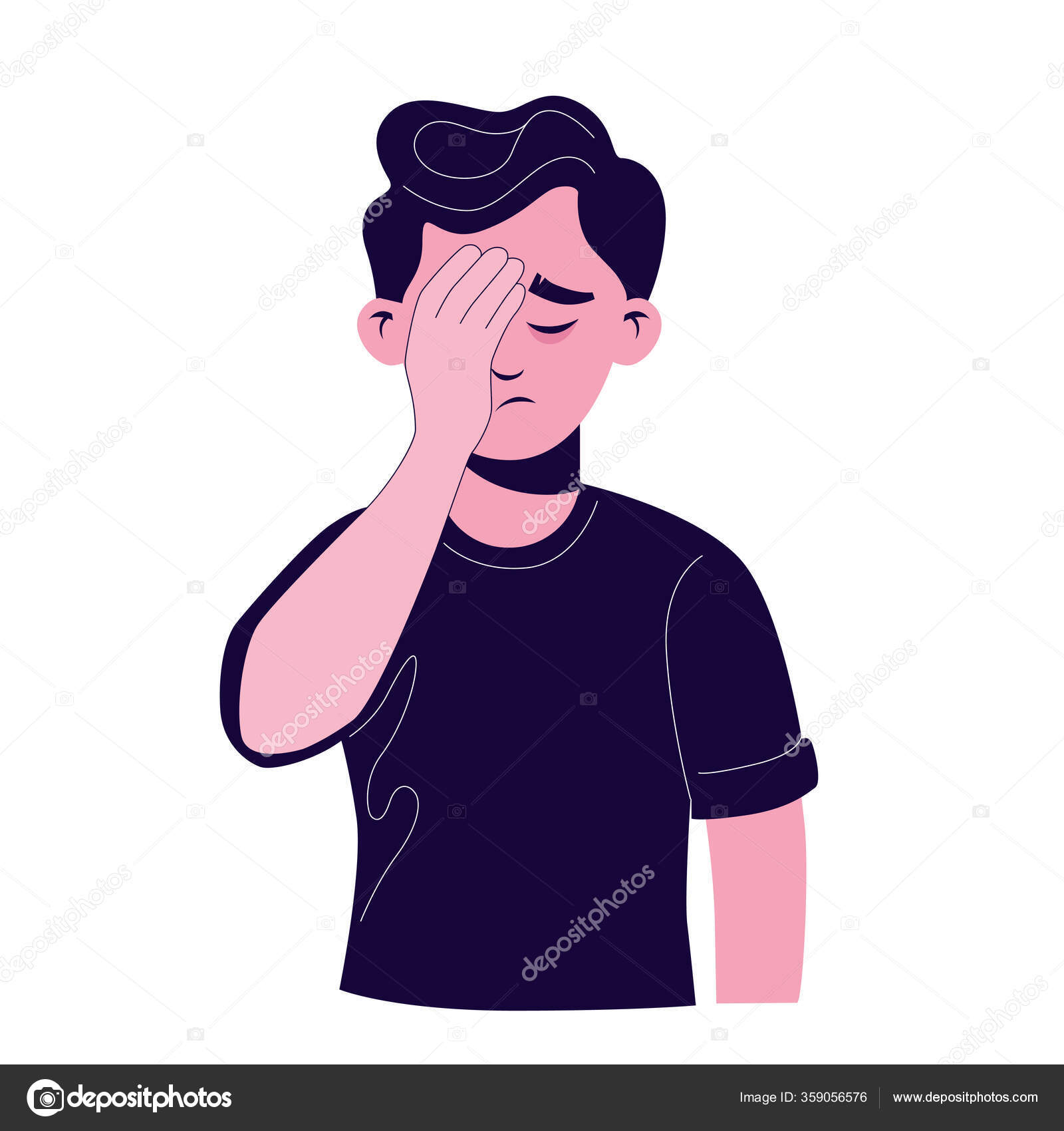 Guy meme face for any design isolated eps Vector Image
