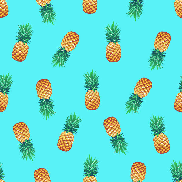 Tropical seamless pattern.