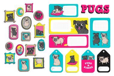 İle şirin pugs ayarla.