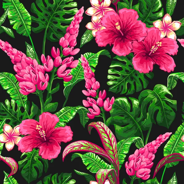 Palmiye yapraklı, tropik, pürüzsüz desen.