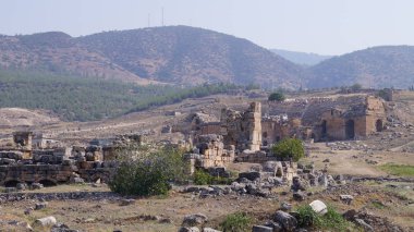 attractions in the form of ruins of a city in Turkey