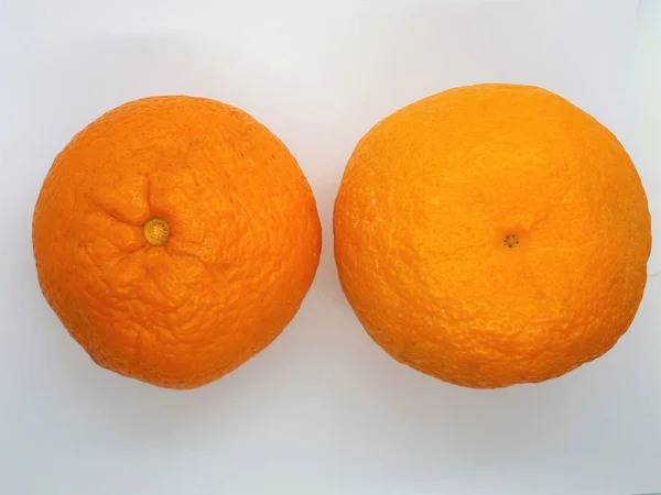 Nahaufnahme Von Früchten Frisch Reifen Ungekochten Aromatischen Süßen Orangen Mandarinen — Stockfoto
