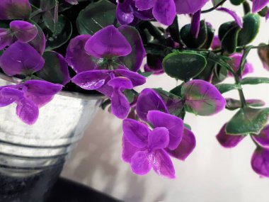 İç dekorasyon için bulanık / bokeh efektli soyut dekoratif ikibana