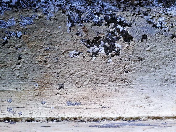 Lekeleri Desenleri Bulanıklığı Olan Soyut Bir Duvarın Yakın Çekimi Duvar — Stok fotoğraf