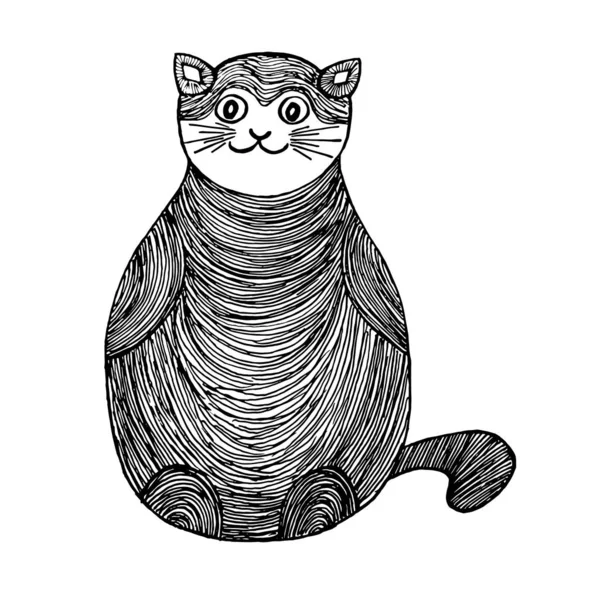 Vector Afbeelding Van Een Cat Design Van Covers Print Van — Stockfoto