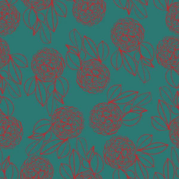 Абстрактный Яркий Бесшовный Цветочный Узор Дизайн Оберточной Бумаги Обоев Чехлов — стоковое фото