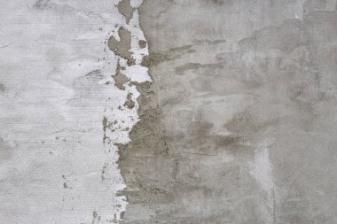 Light and dark grey divided in parts concrete damaged texture, wallpaper