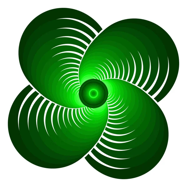 Viel Glück Vierblättriges Kleeblatt Flaches Symbol Für Apps Und Webseiten — Stockvektor