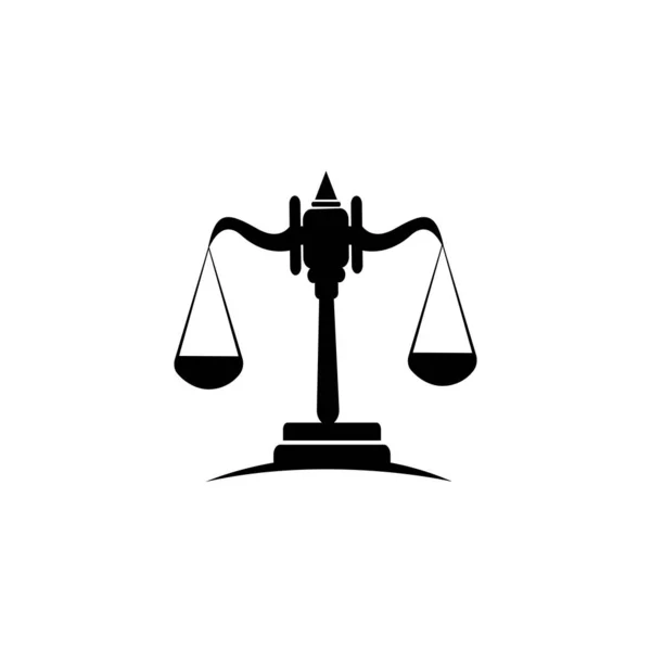 Igazságügyi logó illusztráció és vektor sablonok — Stock Vector