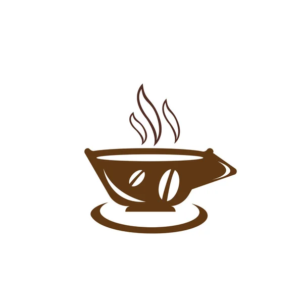 MODÈLES D'ILUSTRATION DE VECTEUR DE CONCEPTION DE LOGO DE COFFEE — Image vectorielle