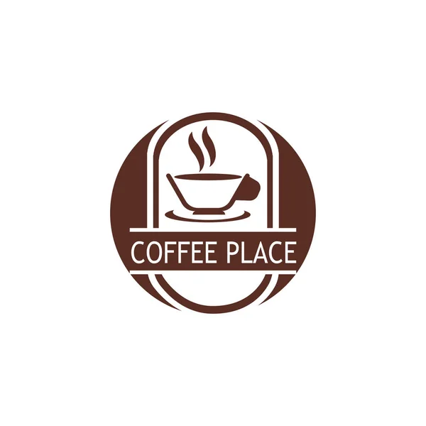 Vorlage: Kaffee Logo Design Vektor Illustration — Stockvektor