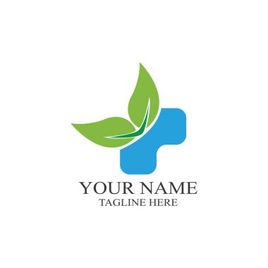  Tıbbi Logo Vektör Şablon İmgelemi Tasarımı.