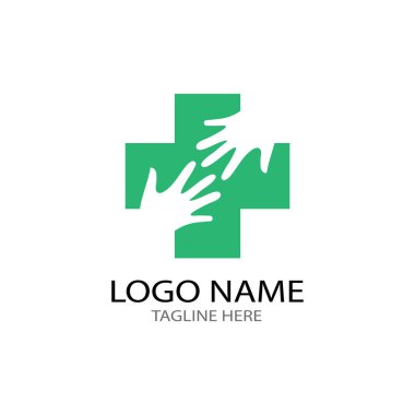 El bakımı logo şablonu vektörü.