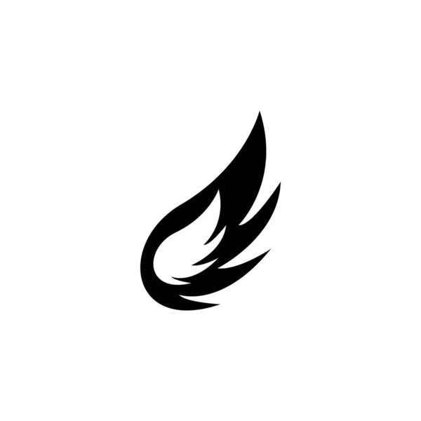 Aripi logo design și șablon ilustrație . — Vector de stoc