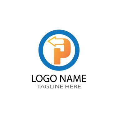 Ok ilüstrasyon logo vektör şablonu