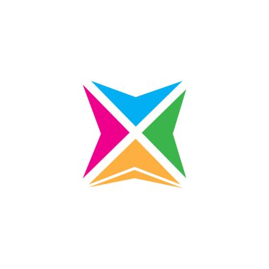 Ok ilüstrasyon logo vektör şablonu