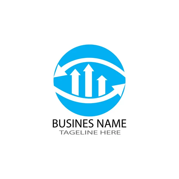 BUSINES FINANCE PROFESIONAL LOGO VECTOR — Stock Vector