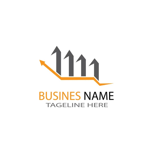 Vektor profesionálního loga Busines Finance — Stockový vektor