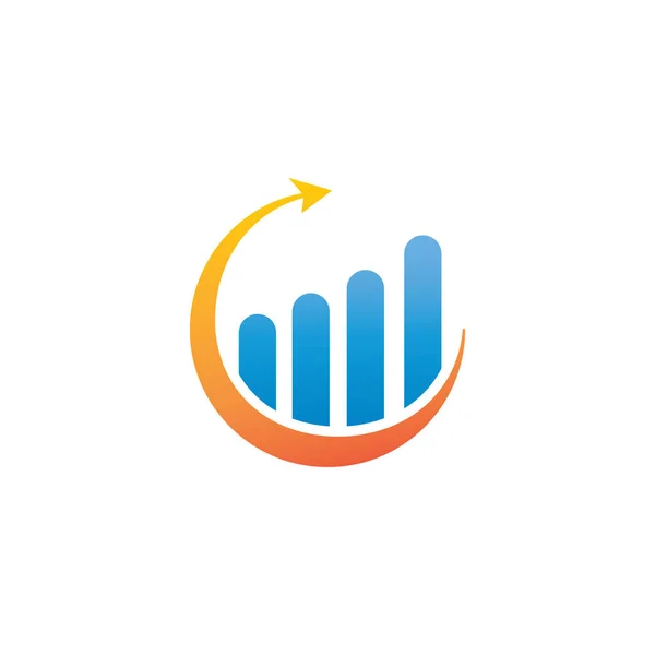 Unternehmen finanzieren professionellen Logo-Vektor — Stockvektor
