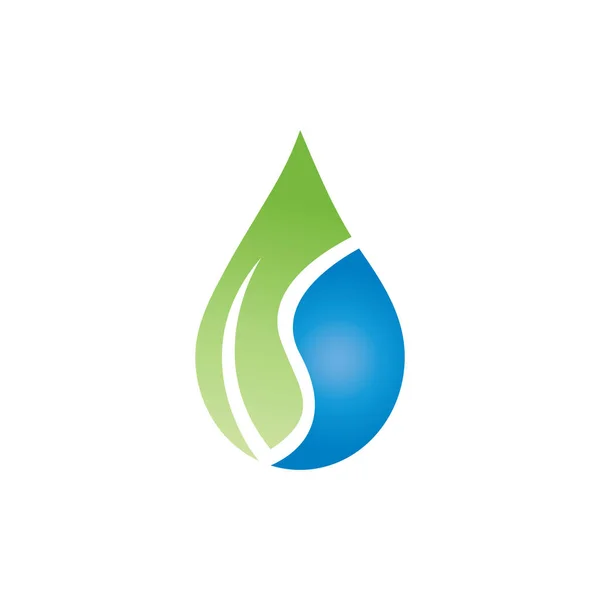 Su Logosu Vektör Simgeleme Tasarımı — Stok Vektör