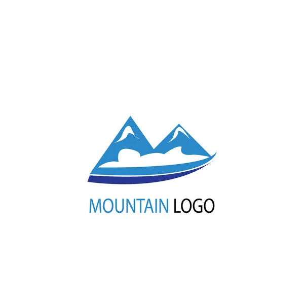 Wektor szablonu działalności Mountain Logo — Wektor stockowy