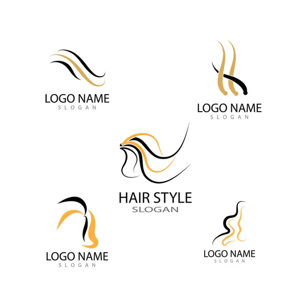 Estilo corte de cabelo ícone vetor ilustração design — Vetor de Stock