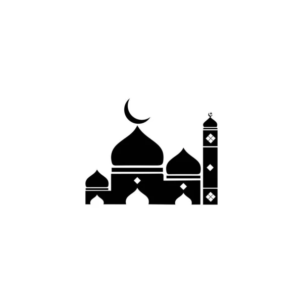 Iszlám mecset logó vektor ikon sablon — Stock Vector
