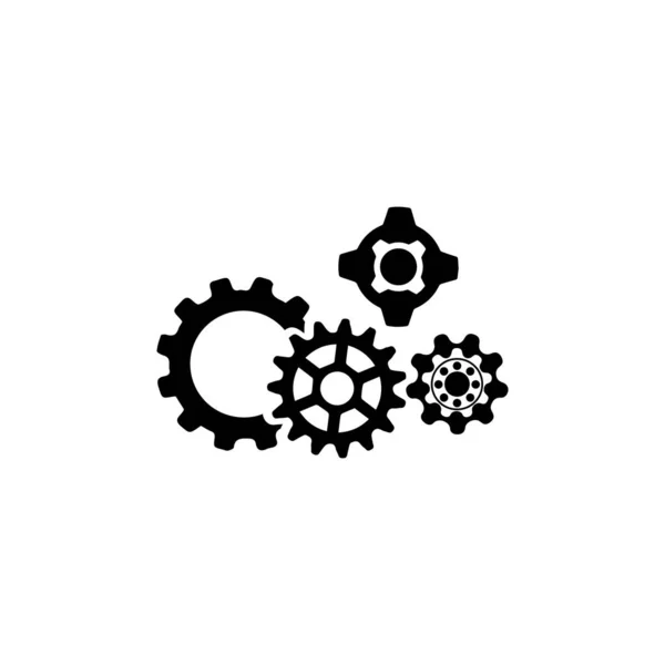 Gear Logo Vorlage Vektor Symbol Illustration Design — Stockvektor