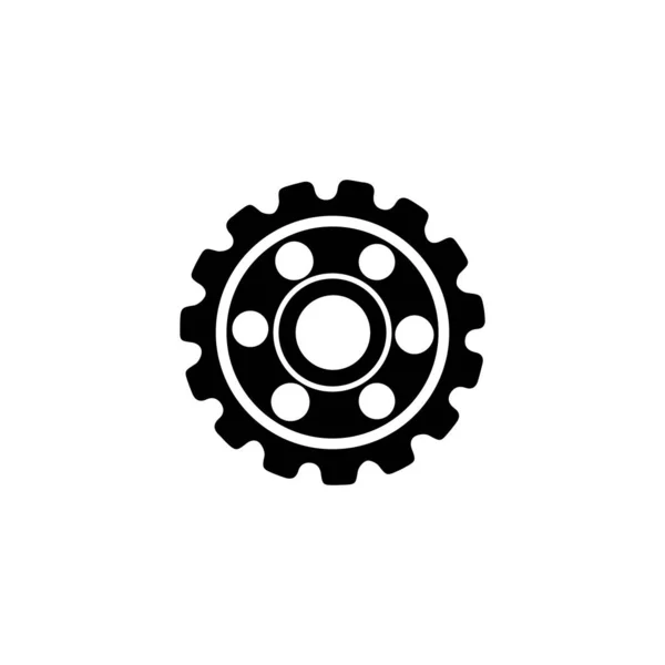 Gear Logo Template vector pictogram illustratie ontwerp — Stockvector