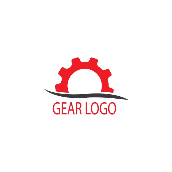 Modèle de logo d'engrenage vectoriel icône illustration design — Image vectorielle
