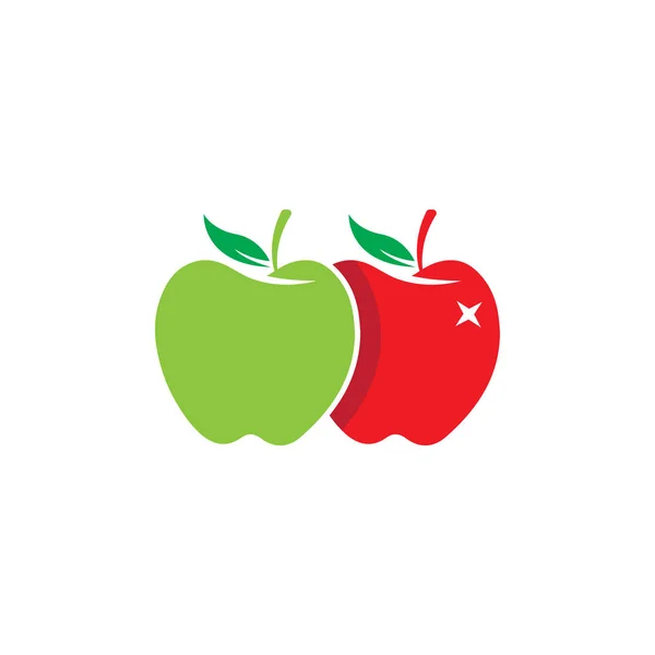Apple wektor ilustracja projekt ikona wzór logo — Wektor stockowy