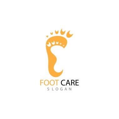 foot Logo Şablonu vektör çizimi
