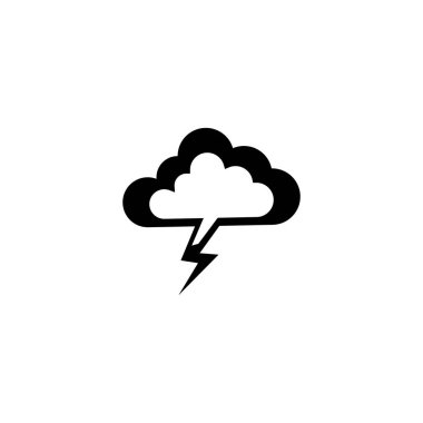 Bulut logo tasarım şablonu vektör simge