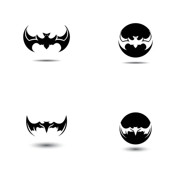 Morcego asas abertas voando ícone de elementos conceituais —  Vetores de Stock
