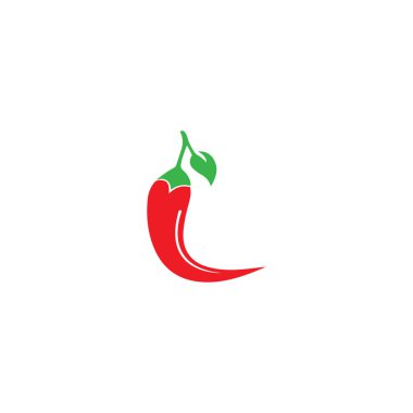 Chili Logo Şablonu Sembol Vektörü Simgesi Simgesi