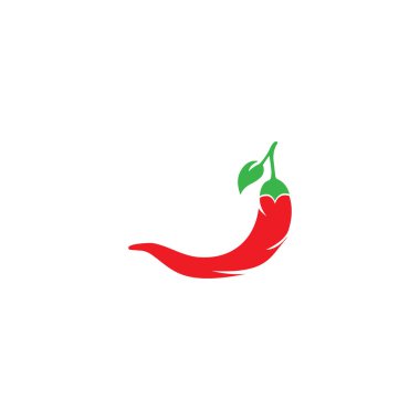 Chili Logo Şablonu Sembol Vektörü Simgesi Simgesi